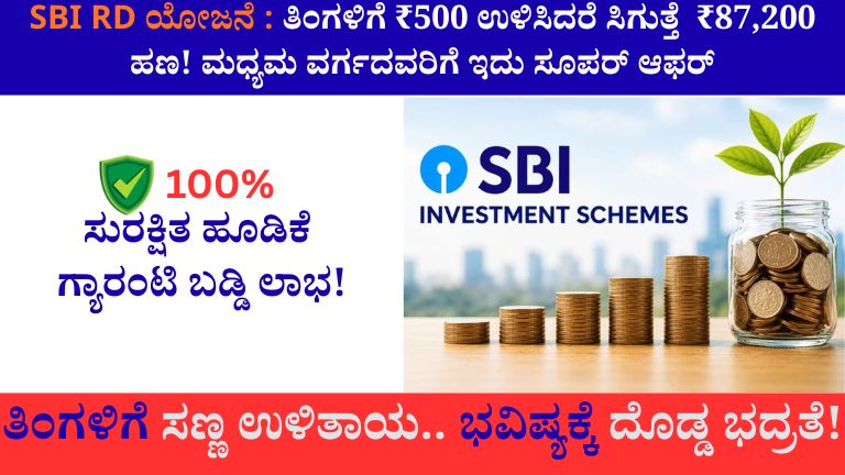 SBI RD ಯೋಜನೆ